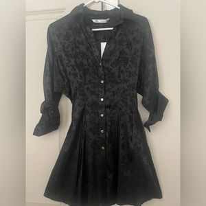 ZARA BLACK DRESS NEVER WORN WITH TAGS
